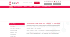 Desktop Screenshot of lipidx.com