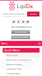 Mobile Screenshot of lipidx.com
